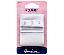 Bra Back Replacement 50mm - 3 Hook - white