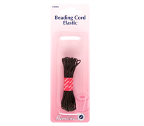 Elastic Beading Cord 4.5m x 1.3mm - Black