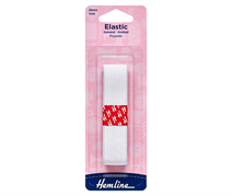 Elastic - General Purpose Knitted - 20mm x 1m White