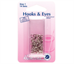 Hooks and Eyes - Size 0 - Nickle 
