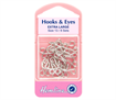 Hooks and Eyes - Size 13 - Nickle 