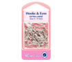 Hooks and Eyes - Size 9 - Nickle 