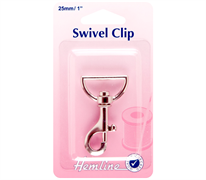 Swivel Clip - 25mm - Nickle