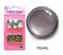Fashion Snap 11mm Refill Pack - Pearl