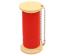 USB 2GB Thread Spool - Red and Natural