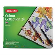 DERWENT - Colour Collection PENCIL TIN 24 Assort.