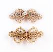 Fashion buttons - Diamond Bow/Clasp/Gold