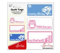 Quilt Tags - Labels - 3 Designs - Baby 9pcs