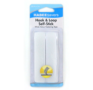 Hook And Loop Self Stick - 20mm x 1m white