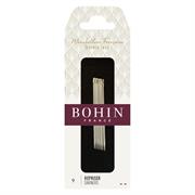 BOHIN - Short Darners Needles - no 9 (x 10 needles)