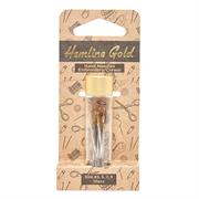 HEMLINE GOLD - Embroidery Gold Eye Hand Needles - 10 pcs asst sizes