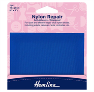 Self Adhesive Nylon Repair Patch, Royal Blue