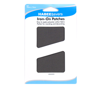 Iron-On Patches - DARK GREY