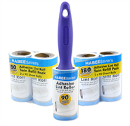 Adhesive Lint Roller with 2x Twin Refill Packs