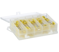 Safety Pins - Numbered Pins 11-20 - Decorative Numbered Pins - box of 100pcs (10 of each)