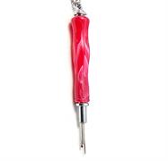 Seam Ripper with Magnetic Necklace Chain -  Pink Marble