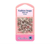 Fashion Snaps Ring Top 11mm - Silver