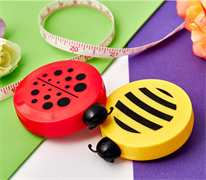 Retractable Bee & Ladybird Tape Measure
