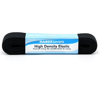 High Density Elastic - 25mm x 3m Black