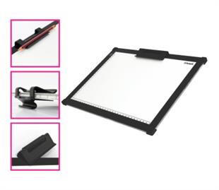 LED LIGHT PAD A4 WITH STAND white grips and accessories section
