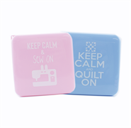 MASK CASE 2 PACK - 1 x Pink Sew On, 1 x Blue Quilt On
