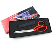 MUNDIAL - Scissors Dressmaking Serra Sharp - red handle - boxed  8in - 20cm