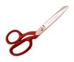 MUNDIAL Scissors Serra Sharp 8In - 20Cm - Left Handed - red handle - boxed
