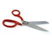 MUNDIAL - Scissors Serra Sharp 8In - 20Cm - Left Handed - red handle boxed