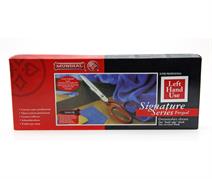MUNDIAL - Scissors Serra Sharp 8In - 20Cm - Left Handed - red handle - boxed