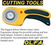 Olfa Rotary Cutter 60mm - Ergonomic Design
