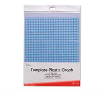 Printed Template Plastic 280 x 215mm graph (1/4” grid)