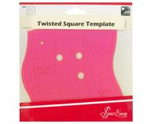 Clearance - Gadget Gurus - Twisted Square 6.5in Template Pink
