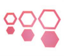 Hexagon Template set-small