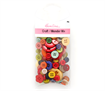 Buttons - Earthy Colours Buttons Bulk Pack, Assorted Designs And Sizes