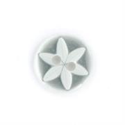 HEMLINE BUTTONS - Jasminum Shank Button - clear 11mm