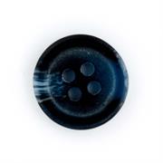 HEMLINE BUTTONS - Marble Style Button - blue 15mm