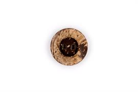 HEMLINE BUTTONS - Novelty Line Wooden Imitation Buttons Type 54 4PCS - brown