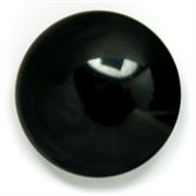 HEMLINE BUTTONS - Shank Dome Button - black 34mm