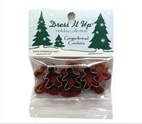 Buttons - Dress it up - Holiday Collection - Gingerbread Cookies
