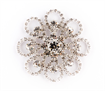 Fashion buttons - Diamond Daisy/Shank/Silver
