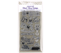 Papercraft Stamps Clear Cling 180 X 90mm - Baby