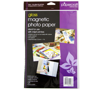 Papercraft Gloss Magnetic Photo Paper - 210 x 297mm x 5 SHEETS