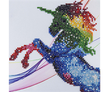 Diamond Art - Rainbow Ombre Unicorn - 20 x 20cm