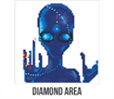 Diamond Art - Alien - 20 x 20cm