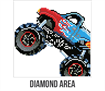 Diamond Art - Monster Truck - 20 cm x 20cm