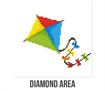 Diamond Art - Kite - 20 x 20cm