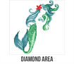 Diamond Art -  Mermaid - 30 x 30cm