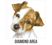 Diamond Art -  Puppy - 30 x 30 cm