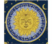 Diamond Art Intermediate Level Design - Sun Mandala - 32 x 32cm