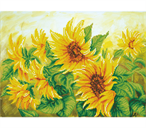 Diamond Dotz Hazy Daze Sunflowers - 57 x41cm